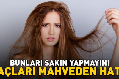 Sonbaharda Saçları Yıpratan 6 Alışkanlık! Fark Etmeden Yapılıyor