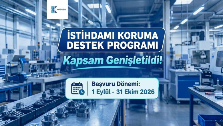 KOSGEB’den İmalat Sanayisine 150 Milyon TL’ye Varan Finansman Desteği